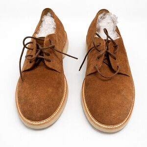 Brunello Cucinelli Brown Suede Men’s Casual Lace-Up Shoes EU 44 / US 11